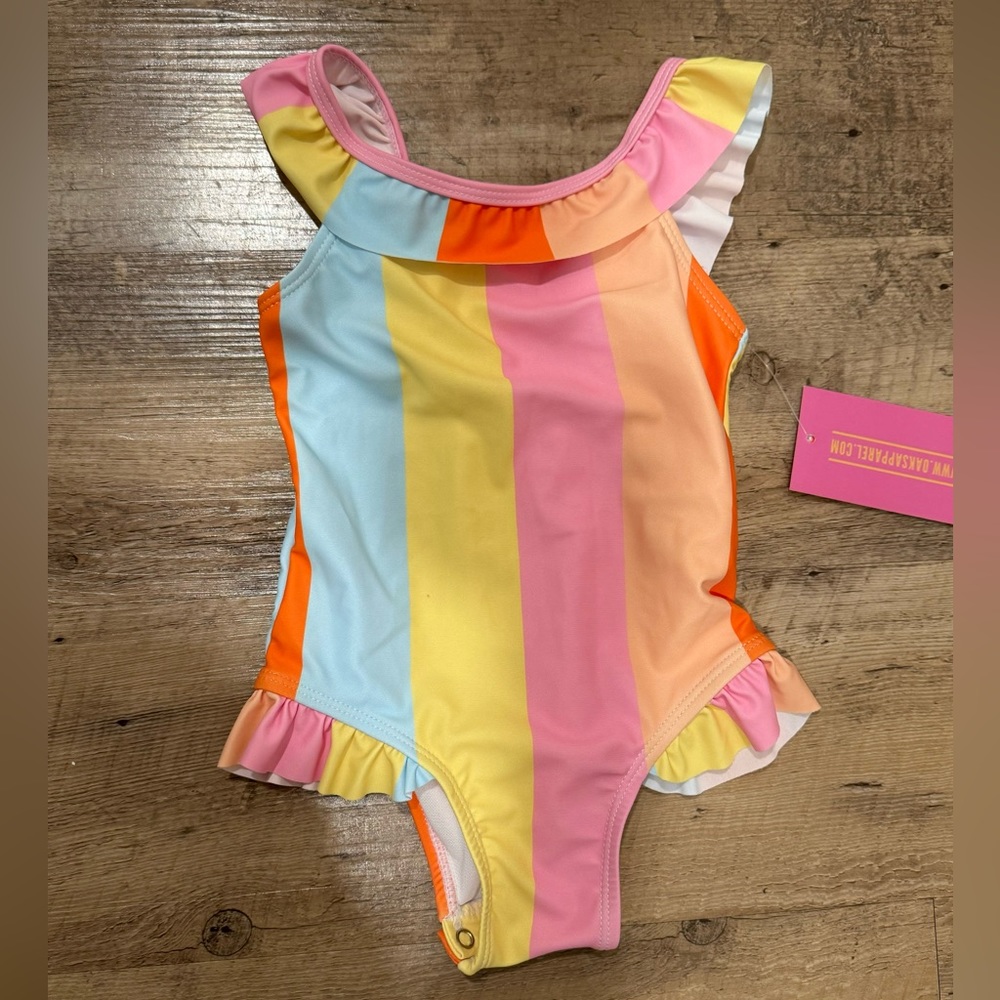 The Oaks Apparel Striped Swim Size 24 month NWT
